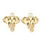Rack Plating Alloy Pendants, Cadmium Free & Lead Free, Elephant, Light Gold, 25.5x21x5mm, Hole: 3mm