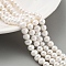 Natural Cultured Freshwater Pearl Beads Strands, Potato, Floral White, 5~6mm, Hole: 0.6mm, about 33pcs/strand, 6.89~7.09 inch(17.5~18cm)