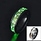Luminous Glow in the Dark Dragon Stainless Steel Finger Ring, Black, US Size 10(19.8mm)