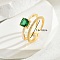 Vintage Luxury Fashion Gemstone Ring Women's Jewelry Party Wedding Gift Banquet.