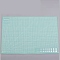 A4 Plastic Cutting Mat, Cutting Board, for Craft Art, Rectangle, Medium Aquamarine, 21x29.7cm