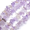 Natural Ametrine Beads Strands, Chip, 12~20x6~8mm, Hole: 1mm, 15.3 inch(39cm)
