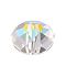 Preciosa® Crystal Beads, Czech Crystal, 451 19 002 Bellatrix, 00030 200 Crystal AB, 6mm, hole: 1.2mm