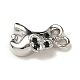 Латунные микро проложить кубического циркония подвески KK-I276-42P-2