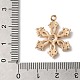 Латунные микро проложить кубического циркония подвески KK-C062-086G-3