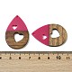 Подвески из смолы и ореха WOOD-I013-07A-3