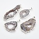Натуральный Geode Агат подвески G-G950-02P-1