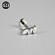 Серьги g23 из титана с микропаве из кубического циркония для хряща WG0CACB-09-1