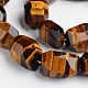 Самородки естественно тигровый глаз бисер пряди G-D770-01-1