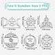12 шт. 6 подвески из нержавеющей стали 304 STAS-SZ0002-56P-7