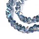 Гальванизируйте прозрачное стекло бисер нитей GLAA-N021-4mm-29-4