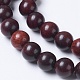 Имитация бирманских деревянных бусин WOOD-J001-03-8mm-1-3