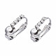Фурнитура для сережек-клипс из нержавеющей стали 304 STAS-N092-142-1