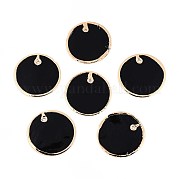 Подвески из натуральной ракушки капиз SSHEL-T017-37