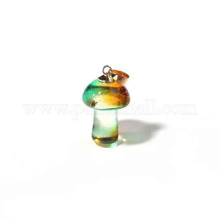 Подвески lampwork MUSH-PW0001-007G-1