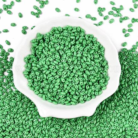 Выпечка краска стеклянные бусины SEED-T006-03F-1