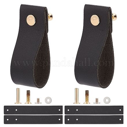Ручка шкафа из искусственной кожи DIY-WH0258-80C-1