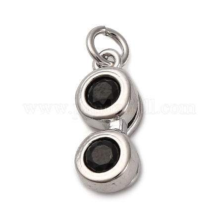 Латунные микро проложить кубического циркония подвески KK-P308-70P-1