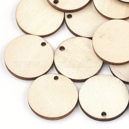 Неокрашенного дерева подвески WOOD-T008-13-1