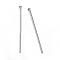 Tarnish Resistant 304 Stainless Steel Flat Head Pins, Stainless Steel Color, 25x0.8mm, Head: 2mm