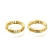 Brass Bead Frame, Cadmium Free & Lead Free, Long-Lasting Plated, Rack Plating, Flat Round, Real 18K Gold Plated, 10.5x2mm, Hole: 1mm