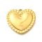 304 Stainless Steel Pendants, Ion Plating(IP), Heart Charm, Real 14K Gold Plated, 20x22x3mm, Hole: 1.5mm