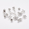 Assorted Tibetan Style Alloy Findings, Mixed Style, Antique Silver, 5.5~24x3~15x1~10mm, Hole: 1~5mm