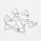Tibetan Style Alloy Charms, Cadmium Free & Lead Free, Heart, Antique Silver, 13x15x1mm, Hole: 1.5mm