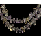 Gemstone Beads Strands, Ametrine, Nuggets, Purple, about 3~5mm wide, 3~5mm long, hole: 1mm, 34 inch long