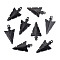 304 Stainless Steel Pointed Pendants, Arrow, Gunmetal, 28.5x15.5x2.5mm, Hole: 1.6mm