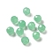 K9 Glass Imitation Austrian Crystal Beads, Faceted, Round, Medium Aquamarine, 6mm, Hole: 1mm