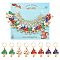 NBEADS 16 Pcs Mushroom Stitch Markers, Alloy Enamel Crochet Stitch Marker Charms Locking Stitch Marker with 304 Stainless Steel Clasp for Crochet Weaving Sewing Accessories Jewelry Making