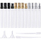 Glass Spray Bottle, with Frosted Style, Alumite Cap, Mixed Color, 11.5cm, 12pcs/set