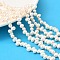 Natural Cultured Freshwater Pearl Beads Strands, Rice, Top Drilled, Grade 3A, Seashell Color, 4~5mm, Hole: 0.6~0.7mm, about 72~87pcs/strand, 13.66~14.21''(34.7~36.1cm)