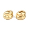 Brass Beads, Cadmium Free & Nickel Free & Lead Free, Column, Real 18K Gold Plated, 4.5x3.5mm, Hole: 2mm