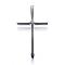 304 Stainless Steel Pendants, Cross, Gunmetal, 30x17x3mm, Hole: 2.5x2mm