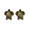 Tibetan Style Alloy Beads, Cadmium Free & Lead Free, Tortoises, Antique Bronze, 13x11.5x4mm, Hole: 1.2mm, about 793pcs/1000g