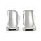 304 Stainless Steel Beads, Rectangular Prism, Stainless Steel Color, 16x10x7mm, Hole: 4.5x5.5mm