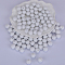 Round Silicone Focal Beads, White, 15mm, Hole: 2mm