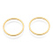 201 Stainless Steel Linking Rings, Round Ring, Golden, 16x1mm, Inner Diameter: 14.5mm