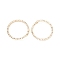 Brass Jump Rings, Open Jump Rings, Long-Lasting Plated, Cadmium Free & Lead Free,Twisted Round Ring, Real 14K Gold Plated, 12x1mm, 18 Gauge, Inner Diameter: 10mm