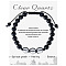 Natural Crystal Quartz Beaded Bracelet with 8mm Matte Stone