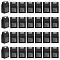 GOMAKERER 28 Pcs Paper Gift Bags, Black Gift Boxes Paper Bags with Transparent Window Reusable Bags for Mothers Day Wedding Party Anniversary Bridal Shower Housewarming