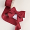 10 Yards Polyester Ruffled Ribbons, for Bowknot, Clothing Ornament, FireBrick, 1 inch(25mm)