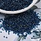 MIYUKI Delica Beads, Cylinder, Japanese Seed Beads, 11/0, Transparent Inside Colours Rainbow, (DB1763) Emerald Lined Cobalt AB, 1.3x1.6mm, Hole: 0.8mm, about 100000pcs/500g