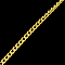 Unwelded Iron Curb Chains, with Spool, Golden, 2.5x1.6x0.45mm, about 328.08 Feet(100m)/roll