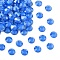 Preciosa® MAXIMA Crystal No Hotfix Flatback Stones, Czech Crystal, Lacquer Foiling, Round(438 11 615 Chaton Rose), 00030 435 Crystal Neon Blue, SS10(2.7~2.9mm)