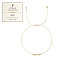 Natural Citrine Braided Beads Bracelets for Women, with Beass Beads