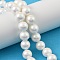 Preciosa® MAXIMA Crystal Nacre Pearls, Czech Crystal, 13110011 Round Pearl 1H, 70103 Pearlescent White, 12mm