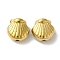 304 Stainless Steel Beads, Shell Shape, Golden, 7x7x4mm, Hole: 1mm